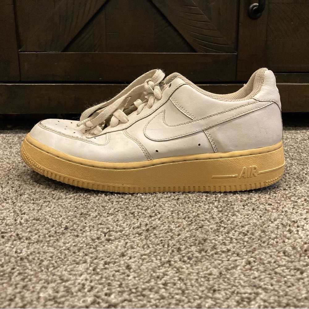VTG Nike Air Force 1 Low GS White  - 314192-113 Kid Size 7Y; Women 8.5; 2006 - Picture 7 of 11